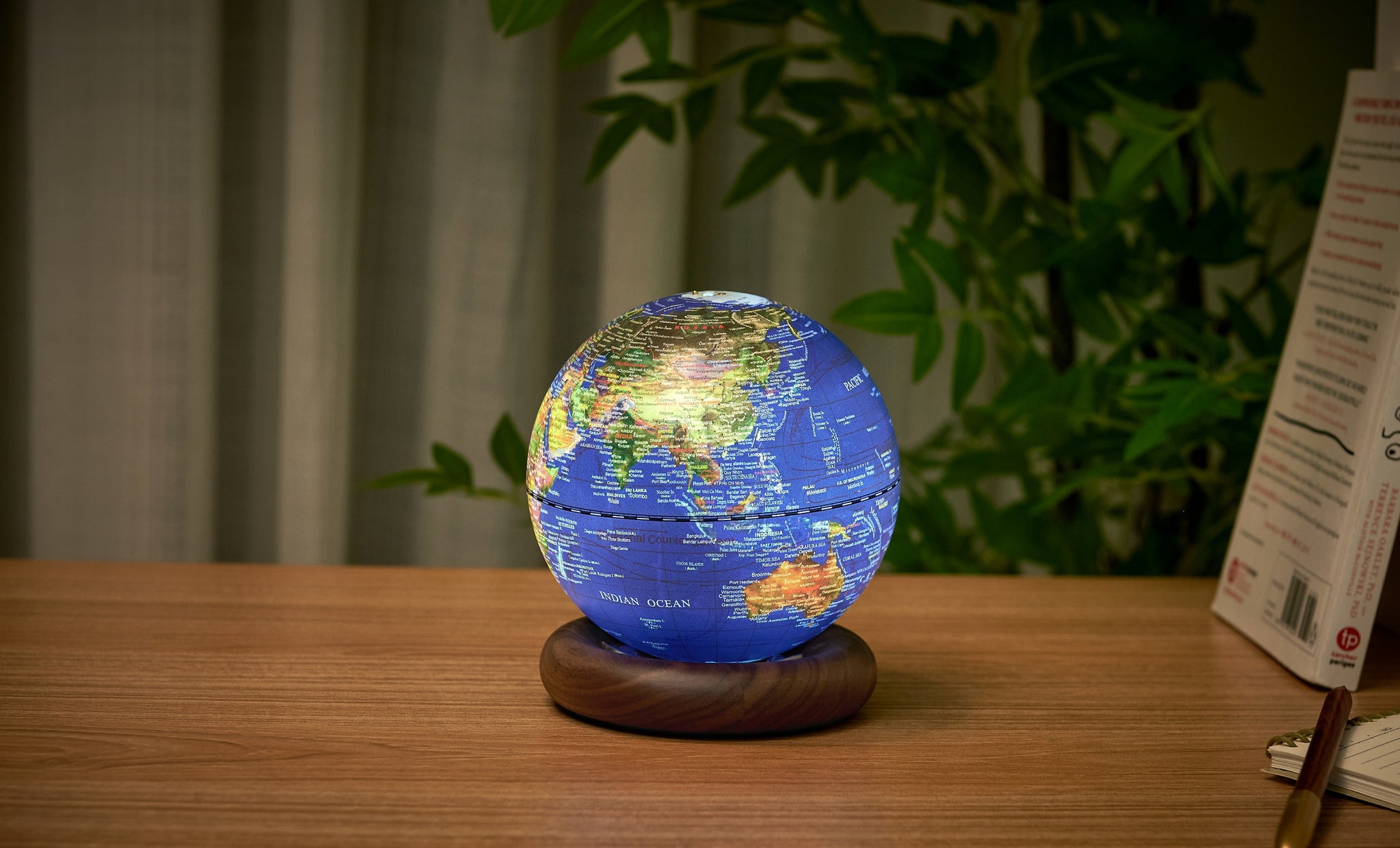 Gingko Atlas Globe Lamp